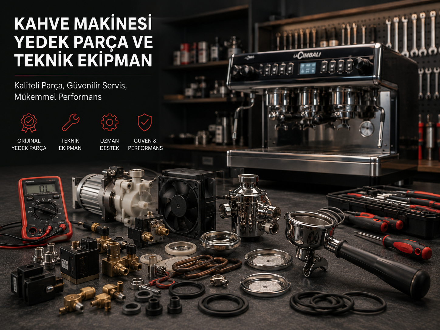 Kahve Makinesi Yedek Parça ve Teknik Ekipmanları